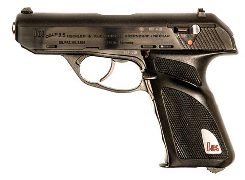 Heckler & Koch P9S, 9 mm Luger, #102 419, with exchangeable barrel .45 ACP #404 261, § B accessories