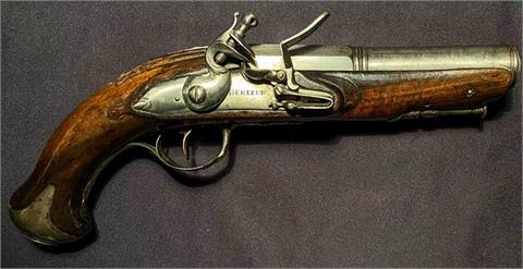 flintlock blunderbuss pistol, Berleur - Liege, about 15 mm, § unrestricted