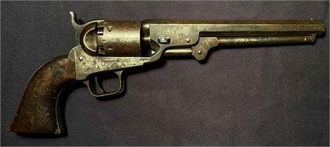 Perkussions-Revolver Typ Colt Navy 1851, unbekannter Erzeuger, .36, #39315, § frei ab1 8