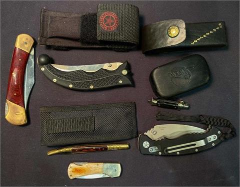 folding knives bundle lot - 10 items