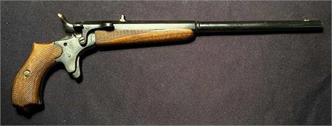Flobertpistole, unbekannter deutscher Hersteller, 6 mm Flobert, #15, § B erzeugt vor 1900