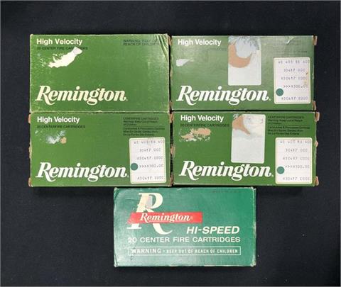 rifle cartridges 6 mm Rem. (= .244 Rem.), Remington - bundle lot, § unrestricted