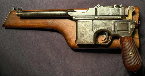 Mauser C96/12 mit nummerngleichem Anschlagschaft, 7,63 mm Mauser, #138621, § B Zub