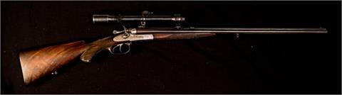 hammer S/S combination gun Josef Wich - Liberec / CZ, presumably 6,5x58R; 20/65, #1649, § C