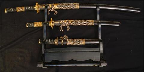 Japan swords set of three