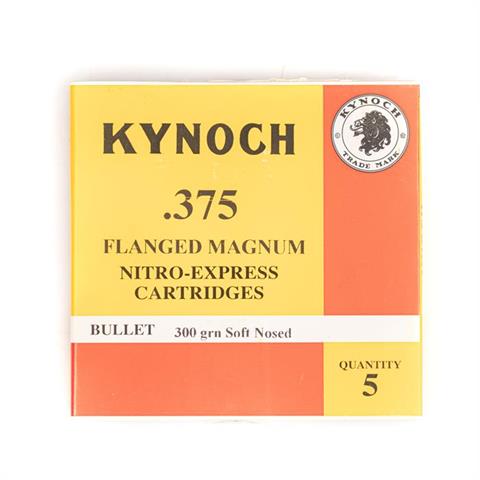 rifle cartridges .375 H&H Flanged Magnum. Kynoch, § unrestricted