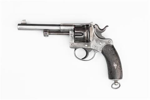 Revolver Typ M91 Holland, Edouard de Beaumont, 9,4 mm Holländisch, ohne Nummer, § B Erzeugung vor 1900