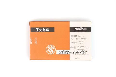 Sellier & Bellot Cal. 7 x 64 Soft Point, 620 Schuss, § frei ab 18
