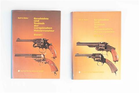 Books bundle lot Geschichte and Technik der europäischen Militärrevolver 2 items