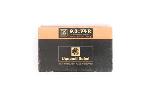 rifle cartridges RWS 9,3x74R, 60 rounds , § unrestricted ***