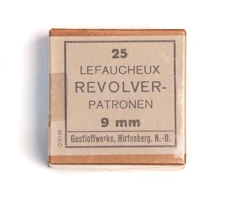 Sammler-Revolverpatronen 9 mm Lefaucheux, § B
