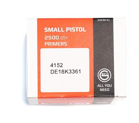 Geco Small Pistol Primers 20.000 Stk. ***