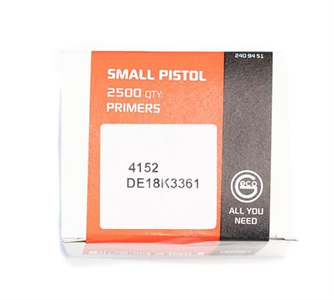 Geco Small Pistol Primers 20.000 Stk. ***