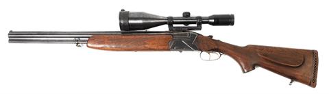 O/U combination gun CZ Brno model 584-15 model 2, 7x65R; 12/70, #08890, § C