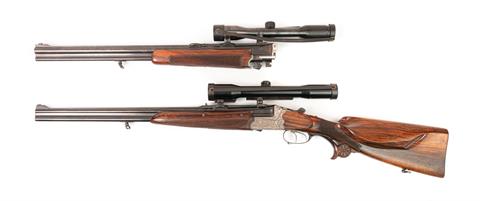 O/U double rifle "Waffen Krausser - München (Munich)", 9,3x74R, #11228, with exchangeable barrels, § C