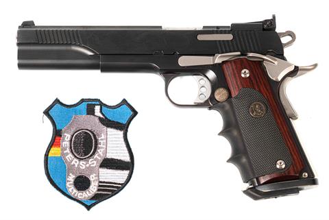 Peters Stahl Mod. 1911, .45 ACP, #M20080, with exchangeable barrel .22 lr, #99.020, § B acc.
