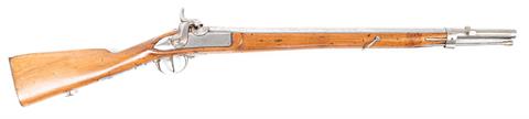 Perkussions-Kurzgewehr eines deutschen Staates (Sachsen?) um 1850, 18 mm, § frei ab 18