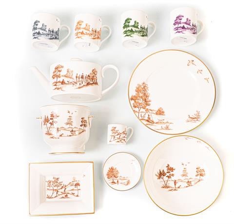 Porcelain tableware set William & Son , ***