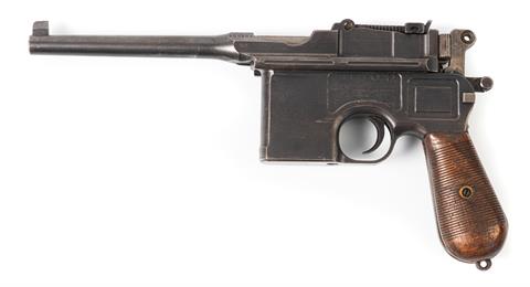 Mauser C96/12 mit nummerngleichem Anschlagschaft, 7,63 mm Mauser, #360788, §B
