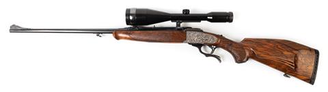 Falling block rifle F.W. Heym Mod. Ruger No. 1, 7 mm Rem.Mag., #13143617, § C