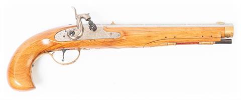 percussion pistol type Kentucky (replica), Italian, .44, #021963, § unrestricted