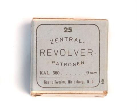 collector revolver cartridges .380 Short, Hirtenberger, § B