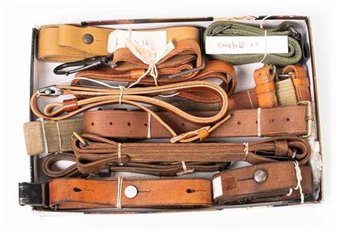 Military rifle slings, bundle lot of 10 items