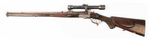 hammer break action rifle "Ischler Stutzen" F. Neuber Wiener Neustadt, 9,3x72R, #N364, § C