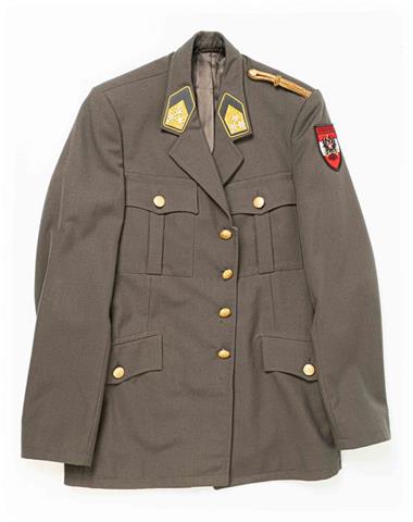 Österreich, 2. Republik, Bundesheer: Ausgangs-Uniformrock eines Obersten der Jägertruppe
