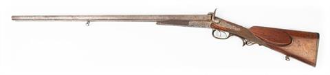 pinfire S/S shotgun, Joh. Springer's Erben Vienna, 12 Lefaucheux, #5264, § C
