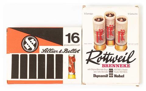 shotgun cartridges 16/70, various makers, bundle lot, § unrestricted