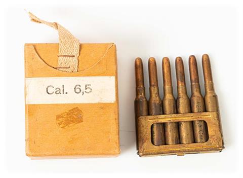 collectors cartridges 6,5 mm Mannlicher Carcano, § unrestricted