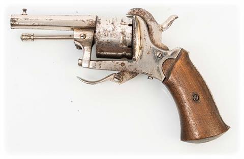 pinfire pocket revolver Guardian model 1878, Belgian manufacture, 7 mm Lefaucheux, #3459, § B manufacture before 1900