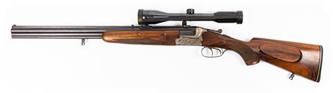 O/U combination gun VEB Jagdwaffenwerk Suhl, model Hubertus, 6,5x57R; 16/70, #106676, § C