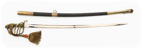 sabre, similar to Austrian mounted police M.1850