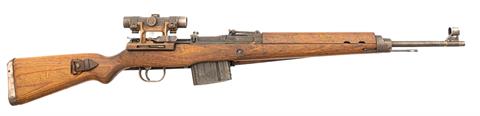 Semi auto rifle "Gewehr 43" with scope, Walther Zella-Mehlis, 8x57JS, #7763, § B