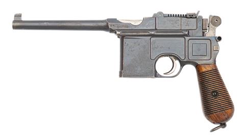 Mauser C96 "Cone Hammer" mit nummerngleichem Anschlagschaft, 7,63 Mauser, #13505 & W6388, § B Erzeugung vor 1900