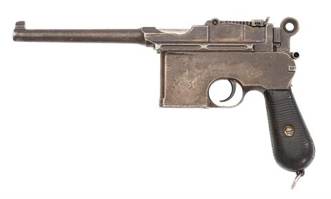 Mauser C96 "Large Ring Hammer Flat Side", Italienische Marine, 7,63 mm Mauser, #4549, § B Erzeugung vor 1900