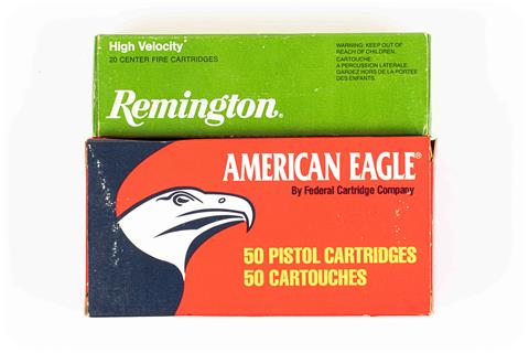 Revolver cartridges .44 Magnum, various manufacturers, § B plus hunting card or shooter's passport