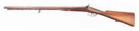Percussion S/S shotgun, Lees & Son - London, 12 bore, #without, § unrestricted