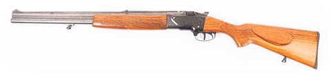 O/U combination gun CZ Brno model ZH305, 5,6x52R (=.22 Savage HP);12/70, #3-909488, 418445, § C