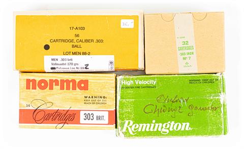 Rifle cartridges .303 British, Surplus, Remington & Norma, § A/B