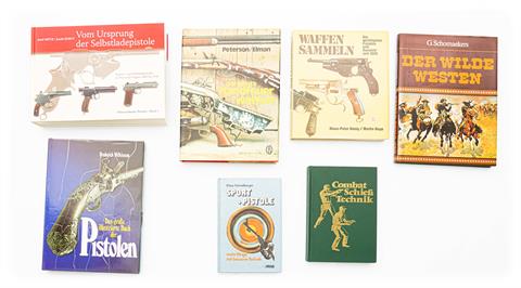Gun books, bundle of 7 pieces