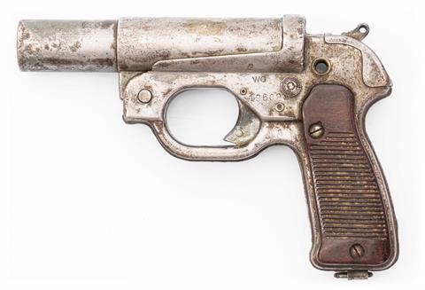 flare pistol LP42, 4 bore, #196095, § unrestricted (W 2808-19)