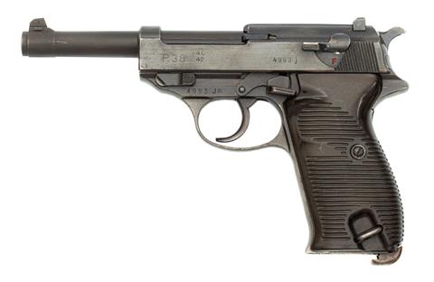 Walther Zella-Mehlis, P38 Wehrmacht, umgelauft auf 7,65 mm Parabellum, #4993J, § B