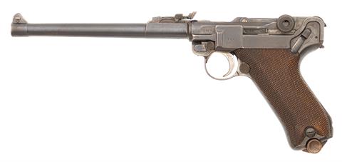 Parabellum, lange Pistole 08 (Artilleriemodell) mit Anschlagschaft, Erfurt, 9 mm Luger, #1966, § B