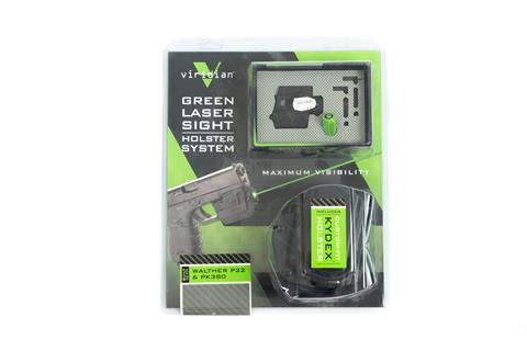 Virifian Green Laser Sight Holster System for Walther P22 & PK380, ***