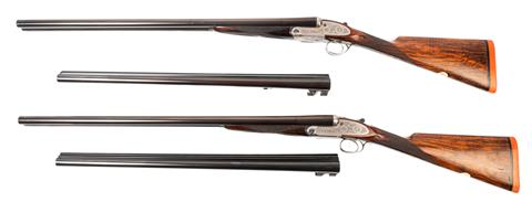 Pair of sidelock  S/S shotguns J. Purdey & Sons - London,12/70, #22427 & 22428, § C accessories