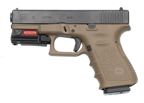 Glock 19gen3, 9 mm Luger, #LSN637, § B accessories