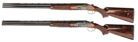 pair of O/U shotguns Beretta DT10 Trident Trap, 12/70, #AF0336B & #AF0337B, § C